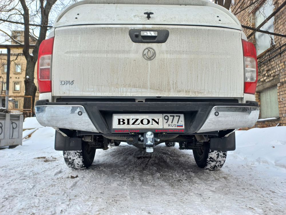 Фаркоп под квадрат для DongFeng DF6, c 2022 г., Бизон.FA 0360-E
