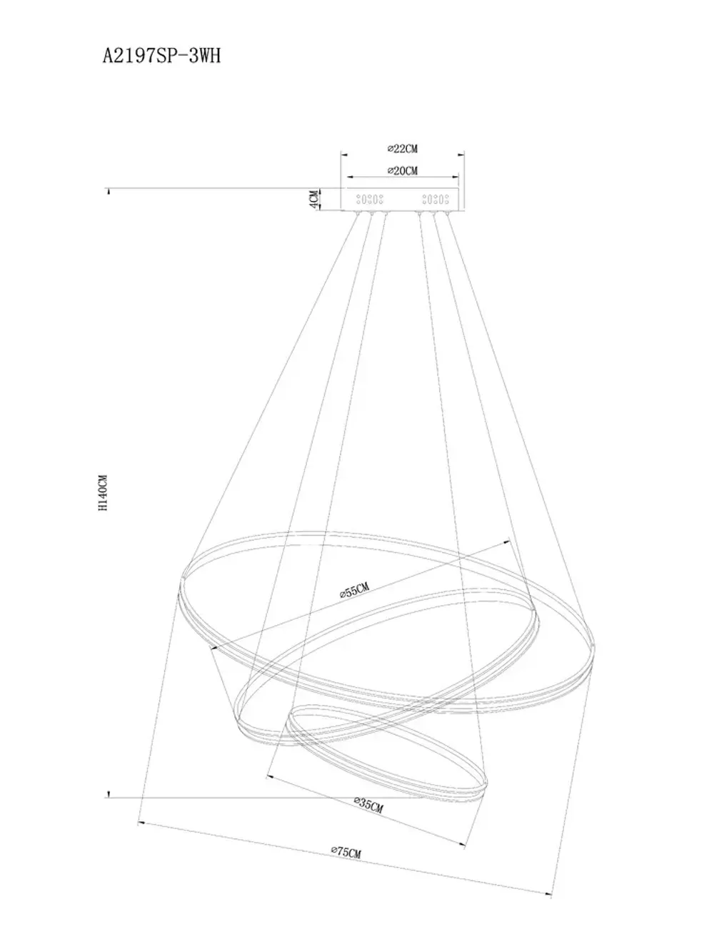 Подвесная люстра Arte Lamp