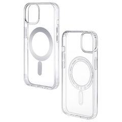 Силиконовый чехол с магнитом (MagSafe) Clear Case для iPhone 12 Pro Max (Прозрачный)