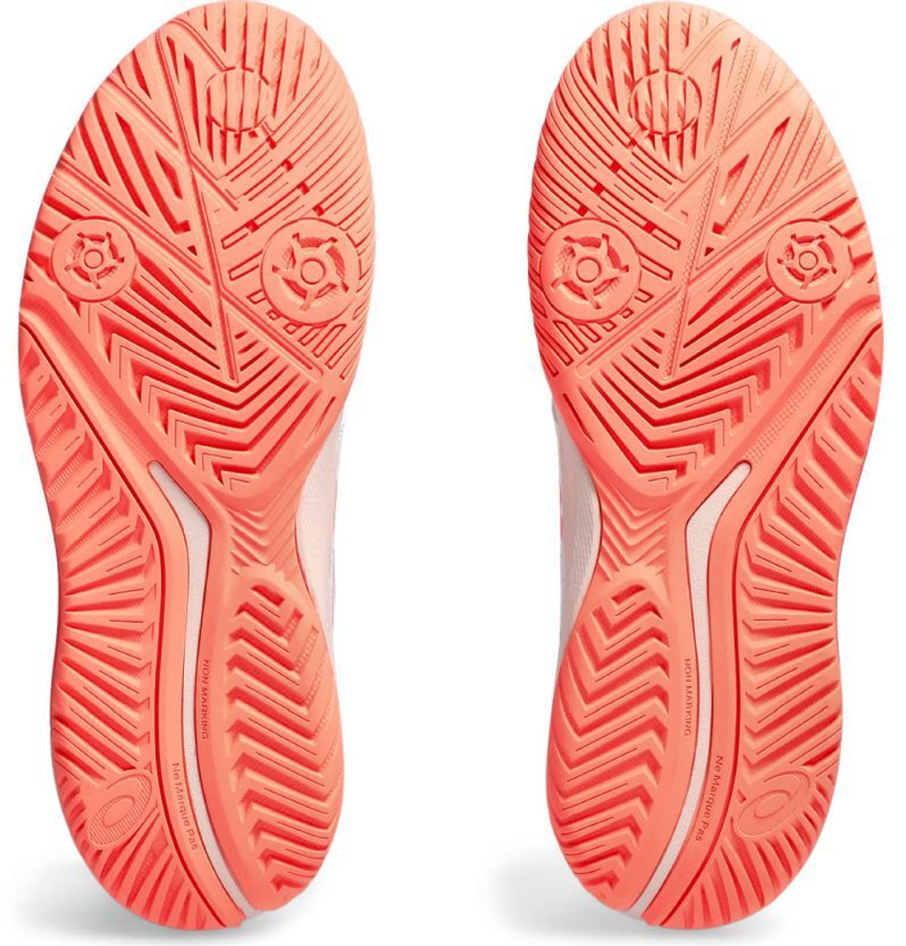 Женские Кроссовки теннисные Asics Gel-Challenger 14 - white/sun coral