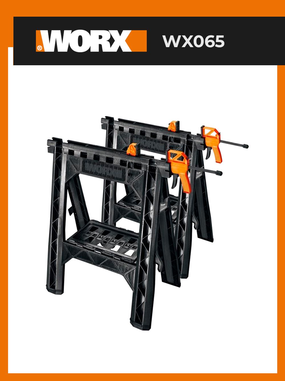 Портативные универсальные козлы WORX WX065