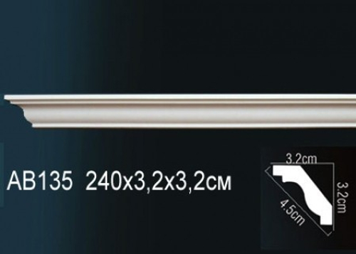 Карниз потолочный гибкий AB135