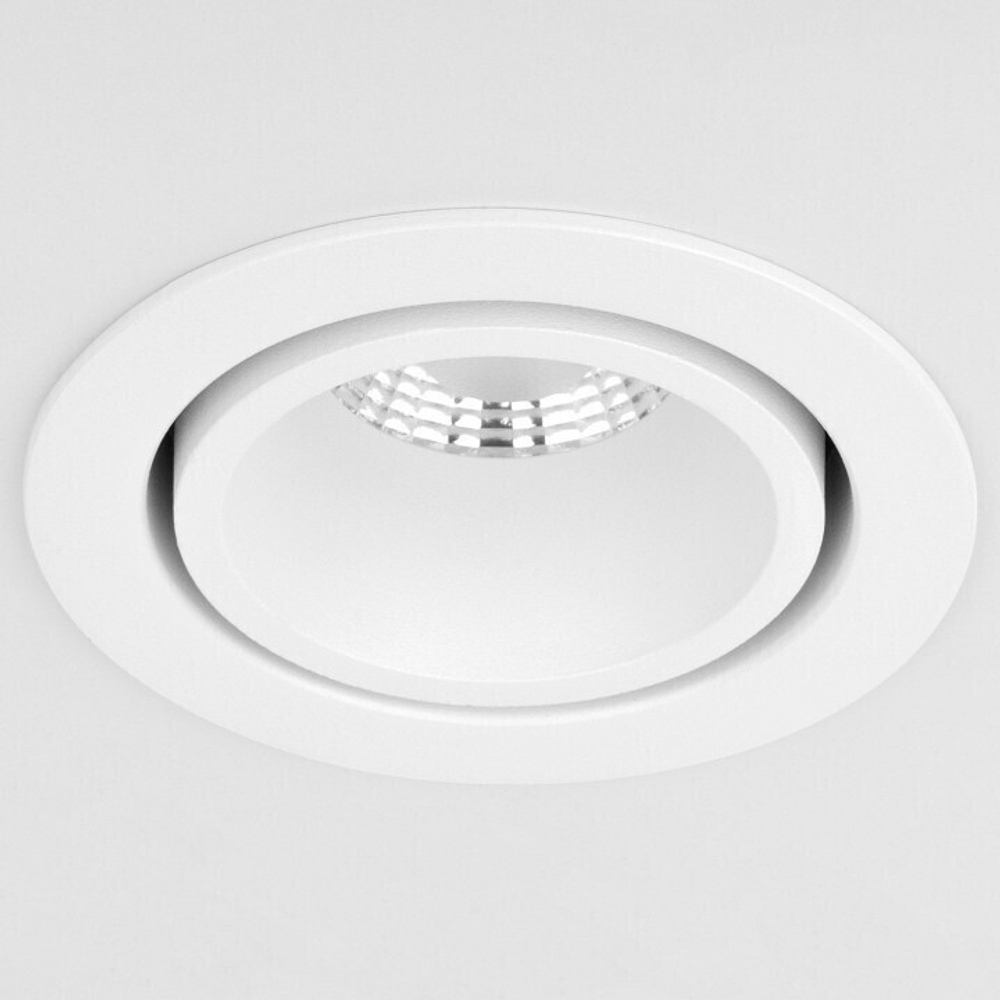 Встраиваемый светильник Elektrostandard 15267/LED 7W 4200K белый/серебро