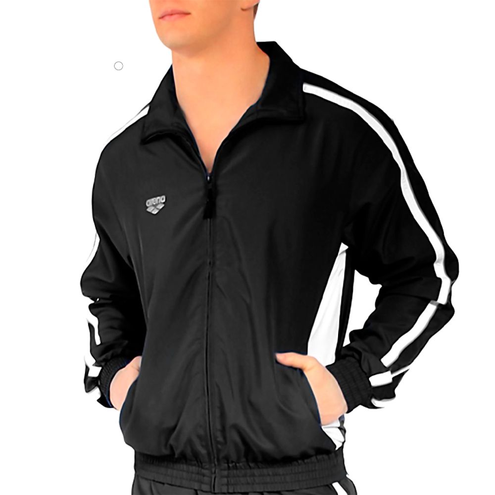 Спортивная куртка мужская Arena Prival Black/White team line