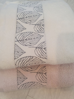 Полотенце махра листья  50/90 2205504 7я