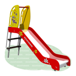 Горка h 950, скат пластик, принт цветы Romana 110.22.01-02