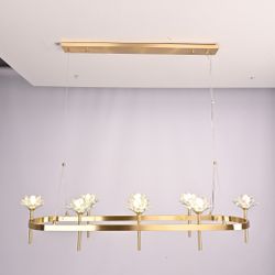 Подвесная Люстра Lotos Long 8 By Imperiumloft