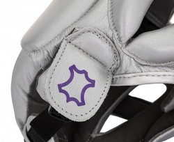 Шлем боксерский Clinch Undefeated Russian Team серебристый C162RT