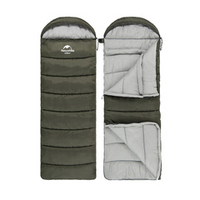 Спальный мешок Naturehike U Series Двойной хлопок осень-зима зелёный U250S, 6927595764305