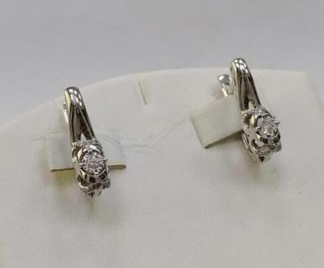 Серьги из золота с бриллиантами