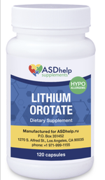 ASDHelp - Lithium Orotate 120 capsules