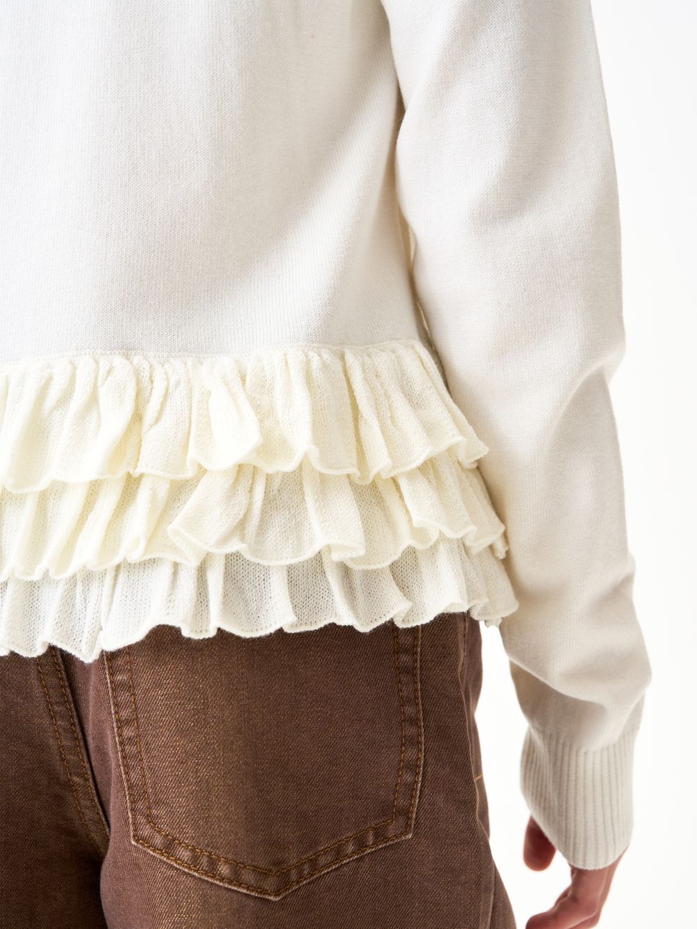 Джемпер для девочки AT1259 молочный