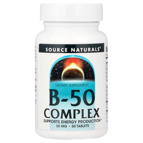 Source Naturals, B-50 Complex`` 50 таблеток