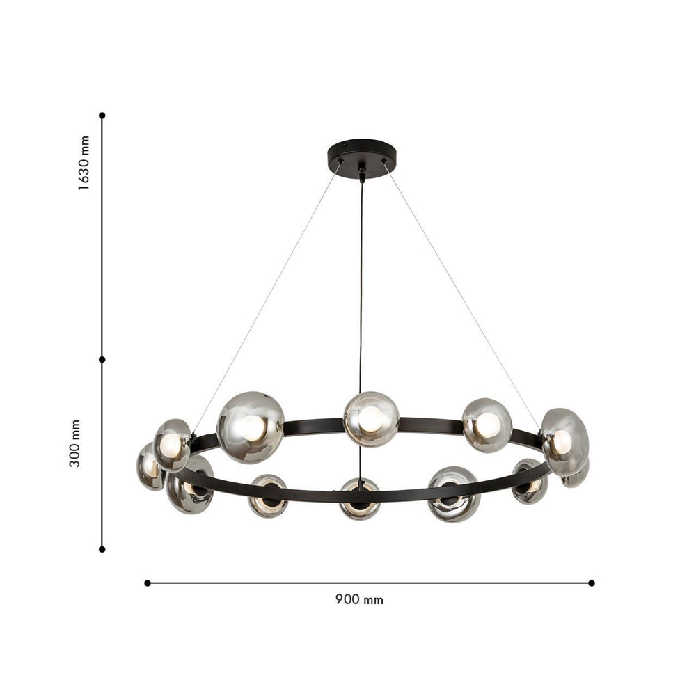 Подвесной светодиодный светильник Favourite SVAMP 4517-12P