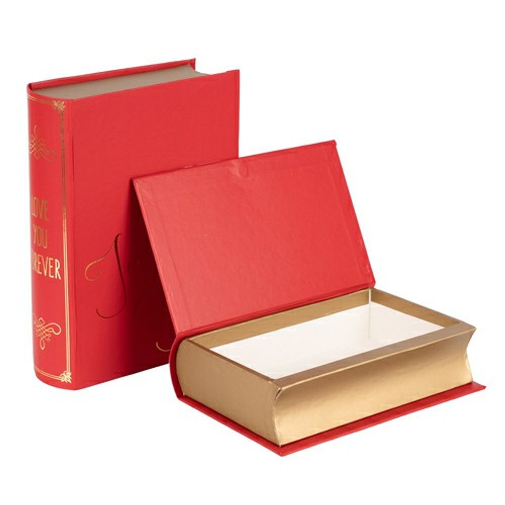 Набор/2шт "Книга" 16*21*5, 12*19*4см Just for You Красный