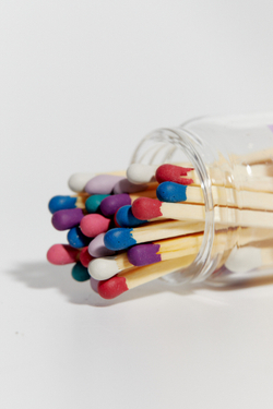 Спички PARTY MATCHES в стеклянной колбе