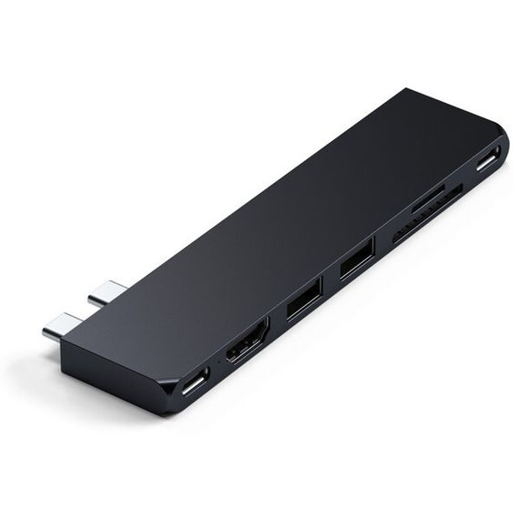Адаптер Satechi USB-C Pro Hub Slim Adapter (ST-HUCPHSD) Midnight