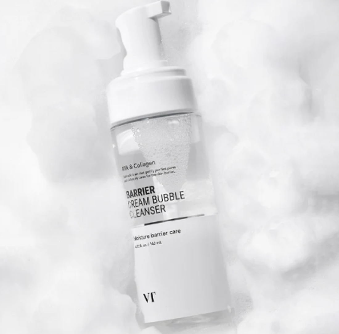 VT Cosmetics Barrier Cream Bubble Cleanser Кислородная крем-пенка для умывания 140 мл