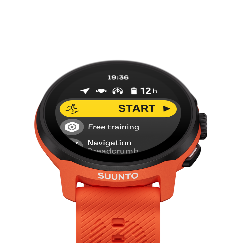 Часы спортивные SUUNTO RUN CORAL ORANGE (силиконовый ремешок)