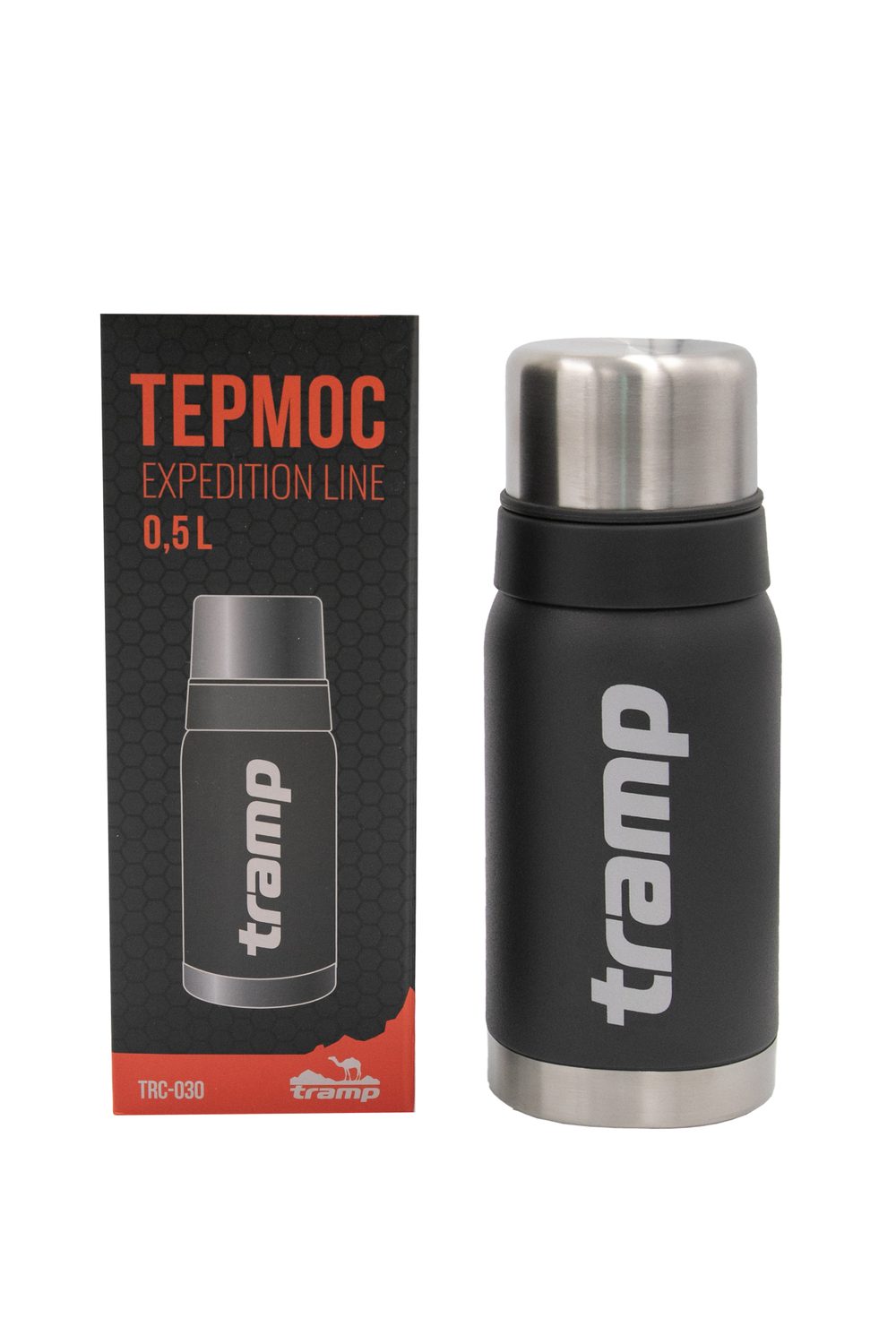 Термос 0,5 л TRC-030 TRAMP(черный)