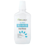 Mild By Nature, Свежее дыхание, ополаскиватель для рта, без спирта, «Ледяная мята», 473 мл (16 жидк. унций)