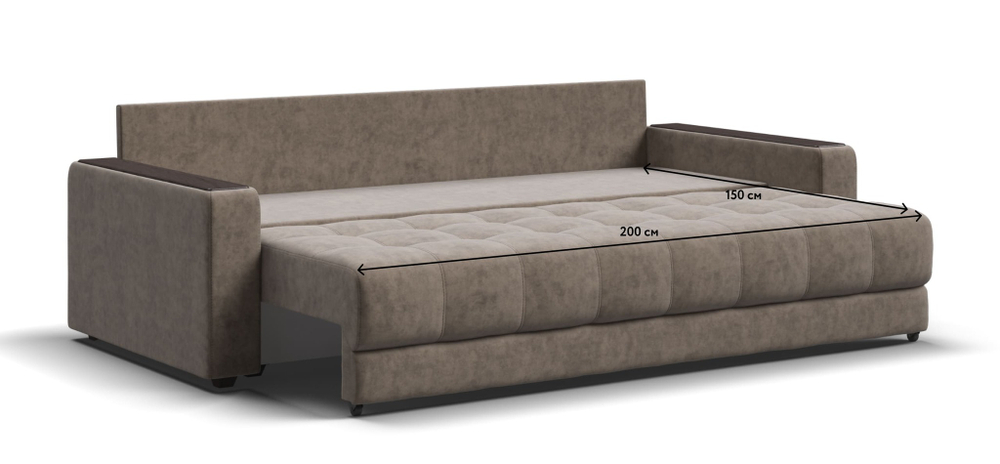 Диван BOSS 2.0 Велюр Royal тауп