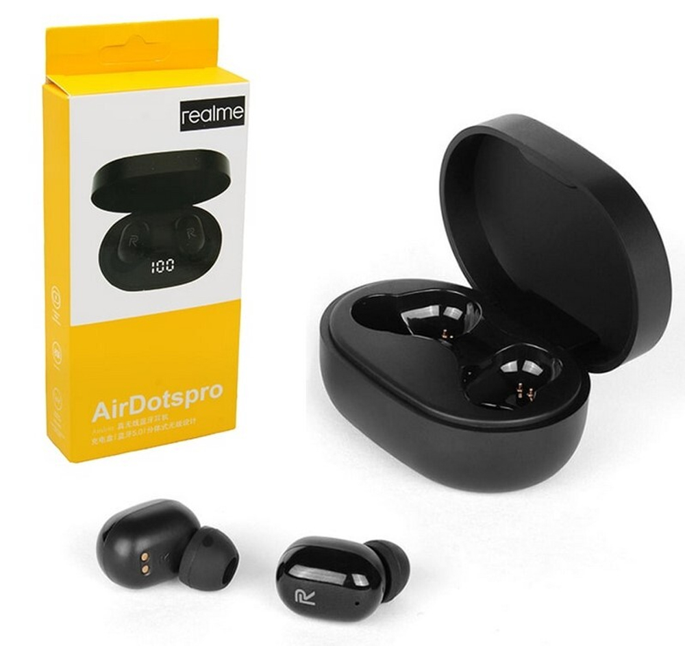 Беспроводные наушники TWS REALME AirDots Pro (черный)