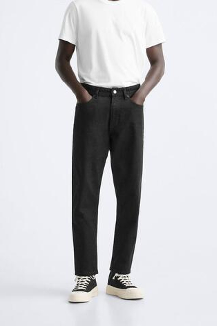 ZARA ДЖИНСЫ SLIM FIT, ЧЕРНЫЙ
