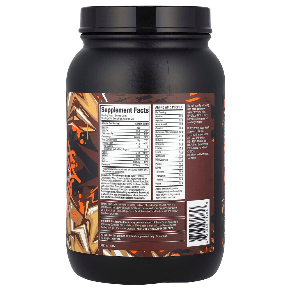 MuscleTech, Nitro Tech® Whey Gold, шоколадно-арахисовая паста, 907 г (2 фунта)