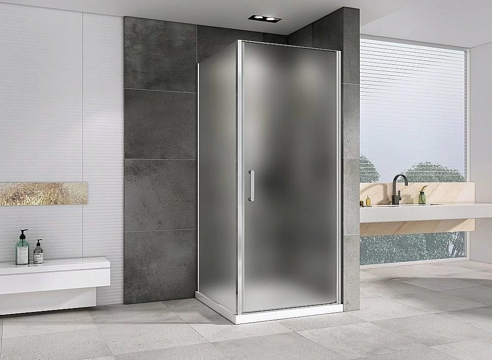 Душевой уголок ABBER Sonnenstrand AG04100M-S80M 100x80 стекло матовое/профиль хром