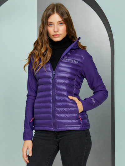 Куртка женская HISPO Грация стёганая демисезон, водонепроницаемая, для спорта и города,размер XS