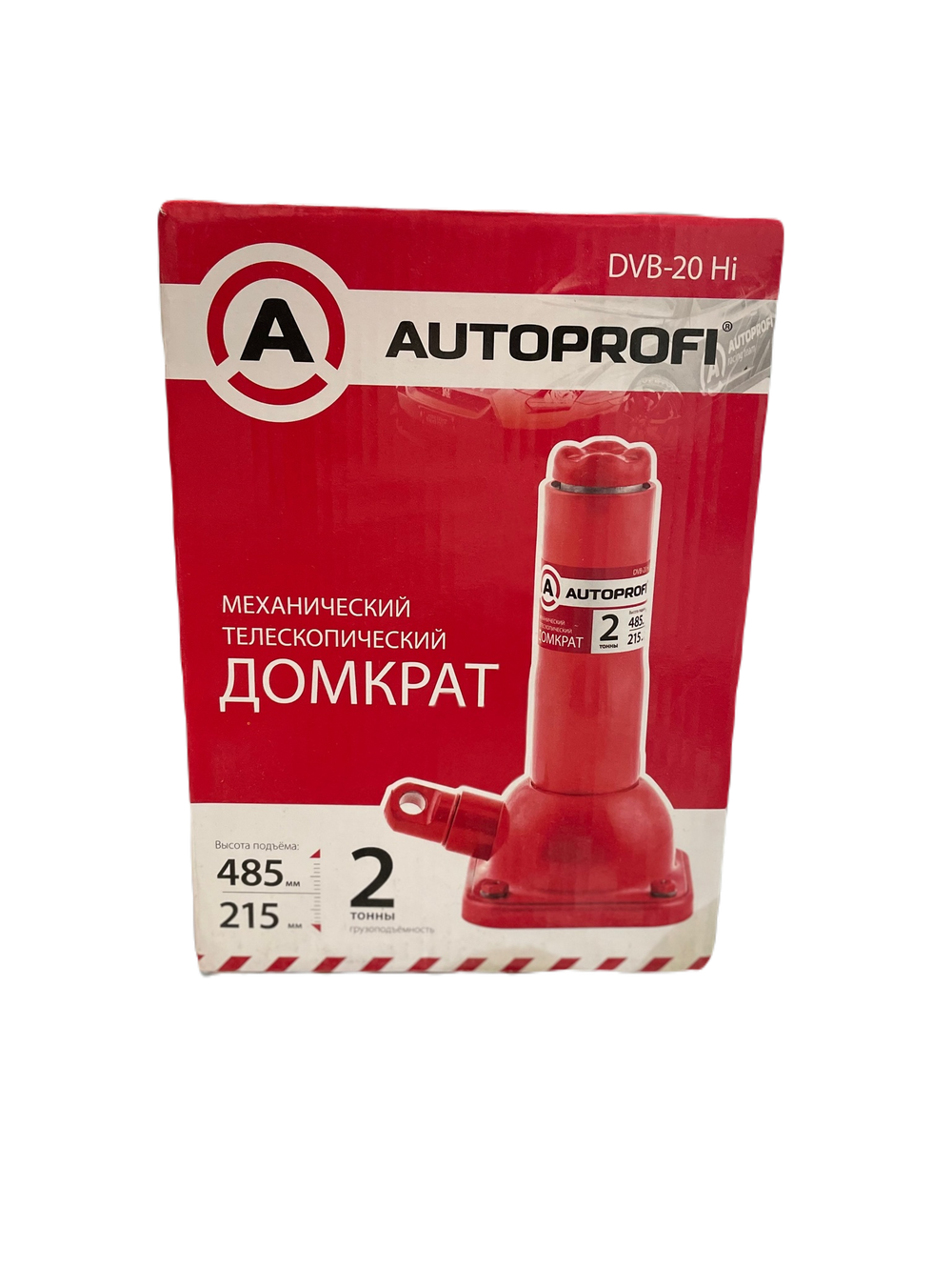 домкрат 2т бутыл. механ. AUTOPROFI в/п 215-485мм