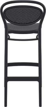 Стул пластиковый барный, Siesta Contract Marcel Bar 75, черный