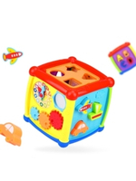 HUANGER Игрушка развивающая Куб-сортер Fancy (свет, звук) 15,5*15,5*15,5 см