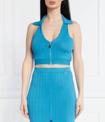 Топ Patrizia Pepe - голубой(2K0257 K182)