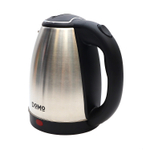 Электрочайник DOMO SML1801, 2л, 1600Вт, серебристый, Колба: металл, Корпус: пластик (SML1801M)