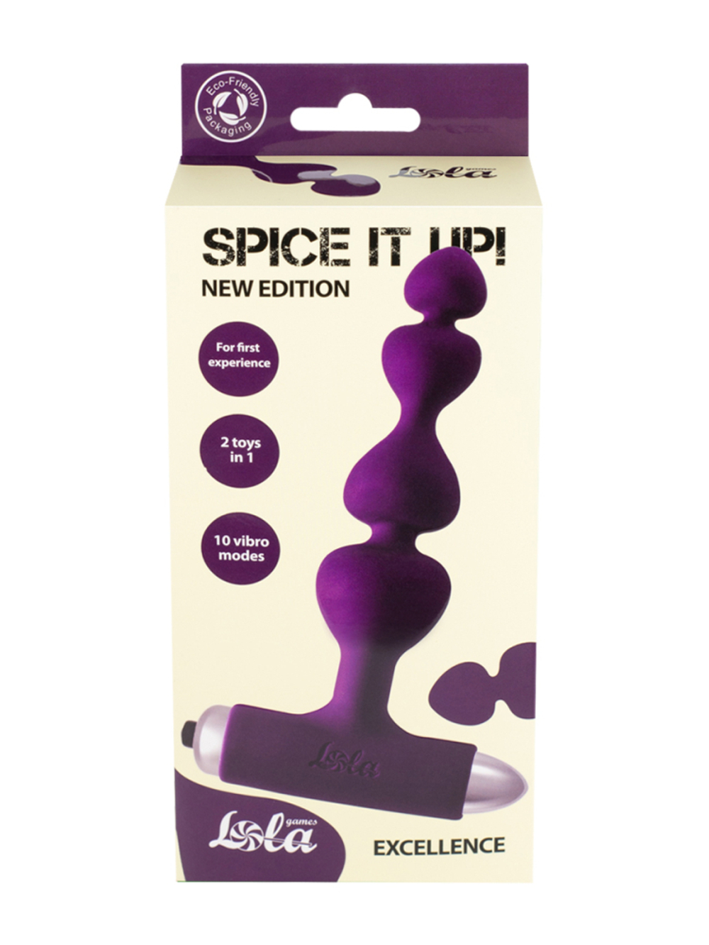 Lola games Spice it up New Edition Excellence Ultraviolet - Анальная пробка с вибрацией