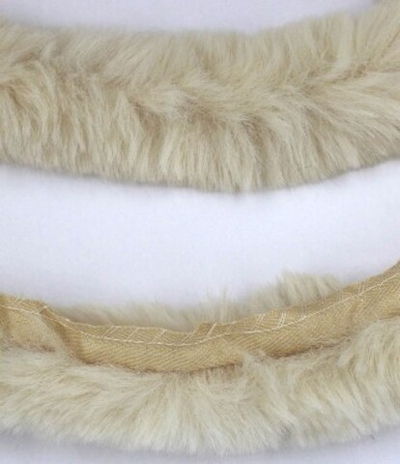 Кант меховой, ш. 4 см (1,5/2,5см), бежевый