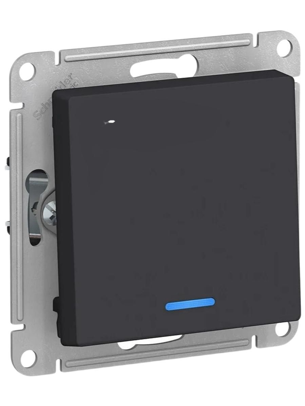 Выключатель 1-кл Schneider Electric Atlas Design карбон ATN001011