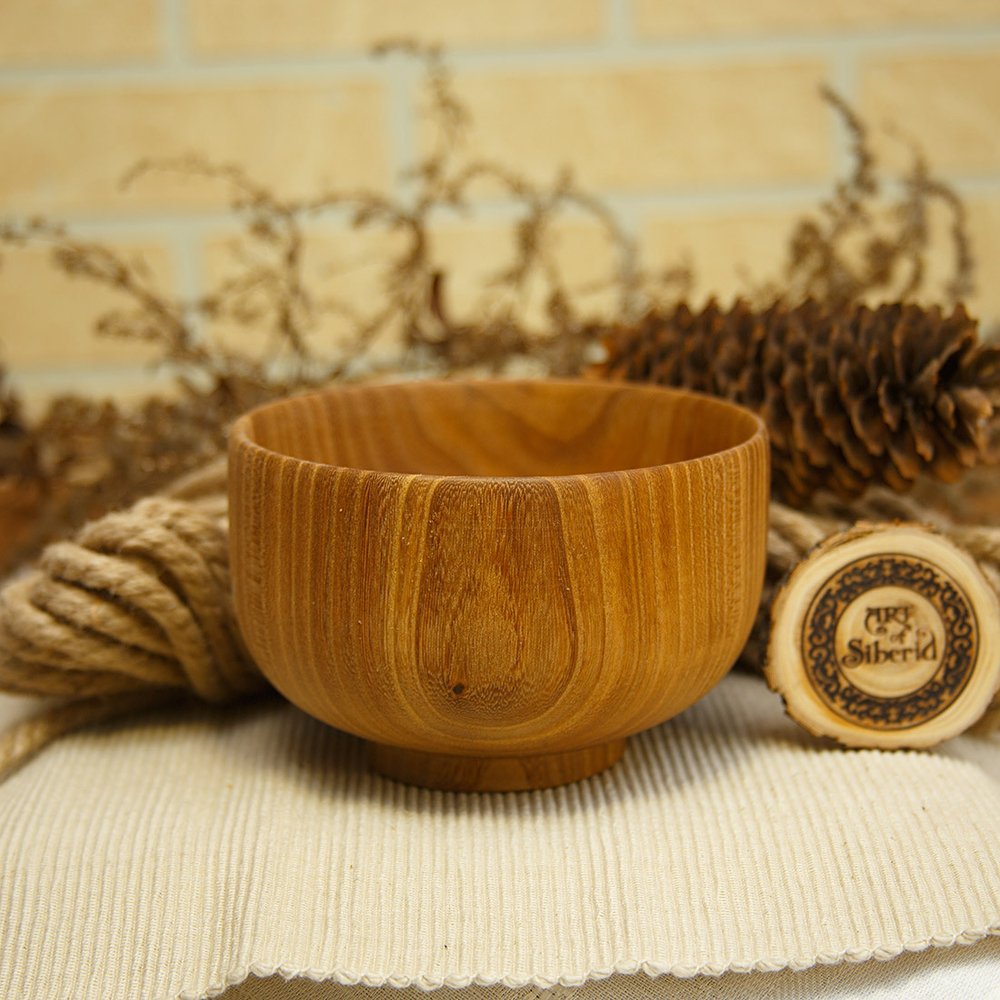 Тарелка Art of Siberia из вяза, глубокая, 14 см. T75