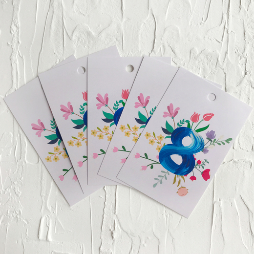 Бирки "8 марта"