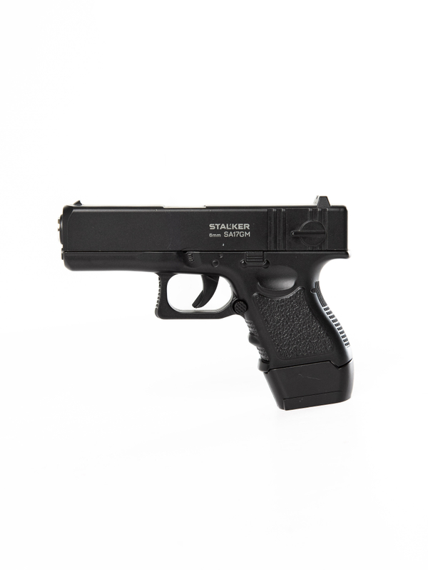 Пистолет пневм. Stalker SA17GM Spring (аналог Glock 17), к.6мм,мет.корпус, маг.6шар
