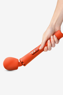 Вибромассажер Fun Factory VIM VIBRATING WAND, силикон, оранжевый