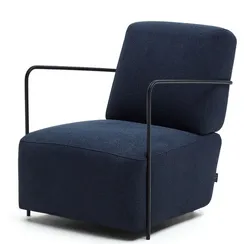 Gamer Кресло синего цвета и металла с черной отделкой