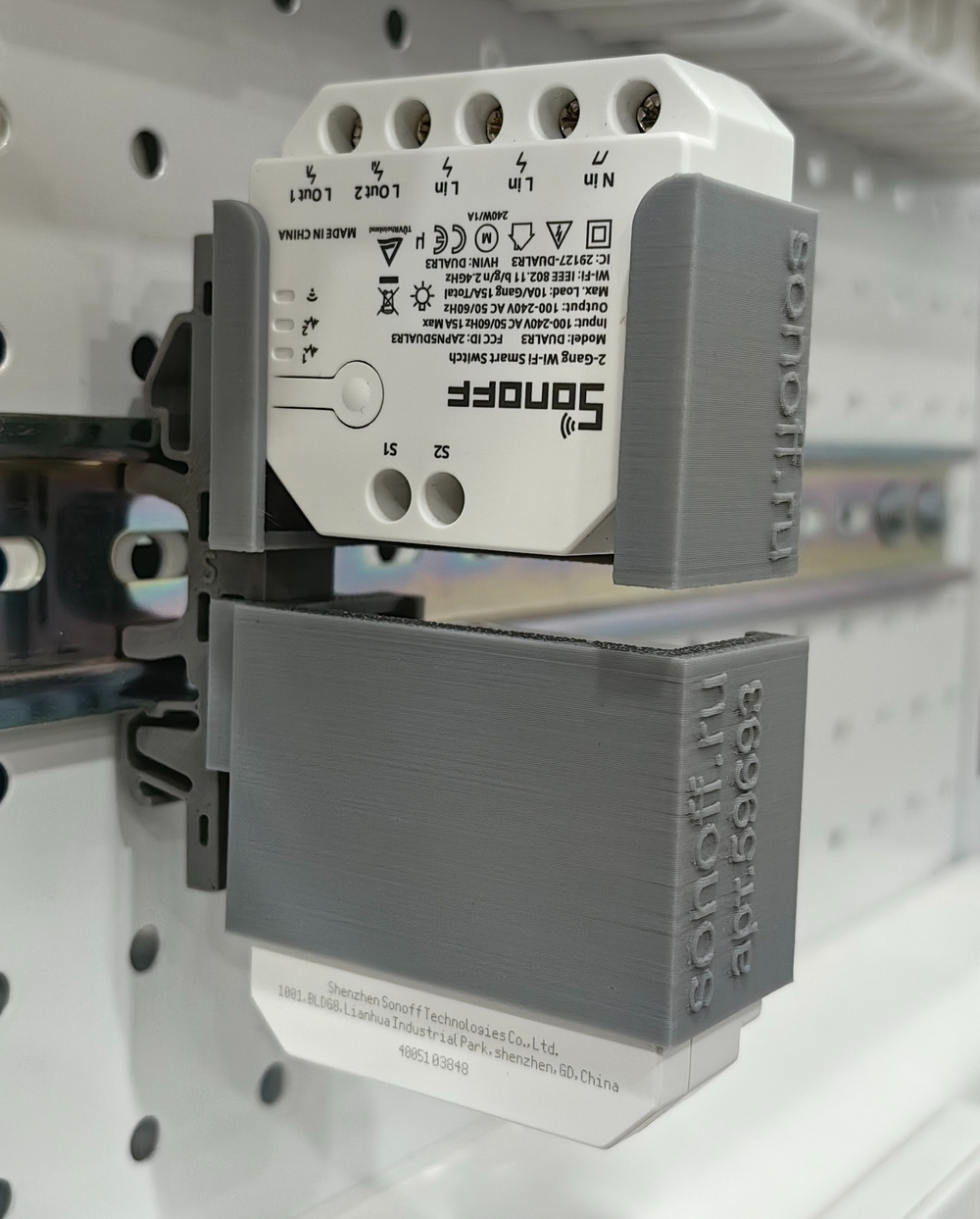 Крепеж на DIN RAIL (DUALR3/LITE) NEW