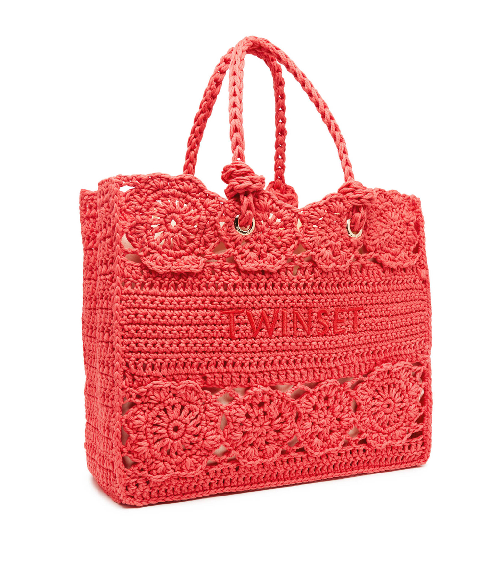 Сумка-шопер + поясная сумка TWINSET - красный(241TD8190)