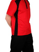 Туника медицинская мужская СтильБ 239ТСК, красный, 48