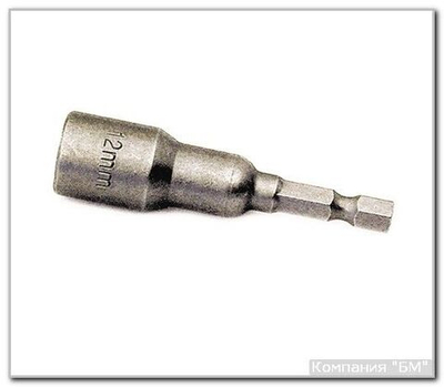 Насадка для шурупов. магнит.13мм L=65мм  БМ