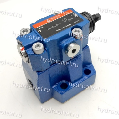 DA10-2-5X/200-17 - Разгрузочный предохранительный клапан Ду10 с давлением настройки до 200 бар, с разностью срабатывания в 17%, внешний дренаж - нет