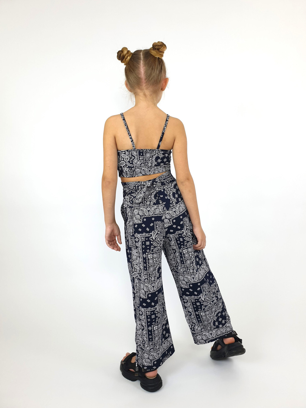 02-88-4 Комплект для девочки (топ+брюки)